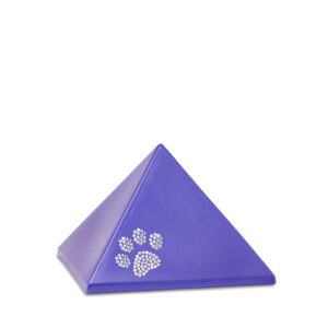 Tierurne Pyramide Keramik violett