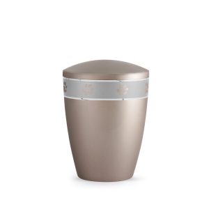Tierurnennaturstoffurne-edition-elegance-fumé-Pfotenband silber-1