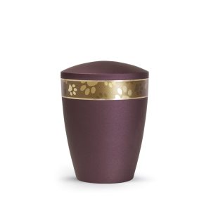 Tierurnennaturstoffurne-edition-patas-de-oro-berry-goldendes Pfotenband 2-1