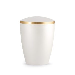 Tierurnennaturstoffurne-edition-elegance-perlmutt-Goldband gebürstet-2