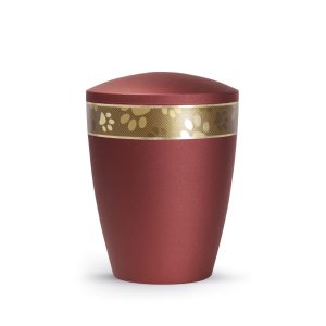 Tierurnennaturstoffurne-edition-patas-de-oro-rubin-goldendes Pfotenband 2-2