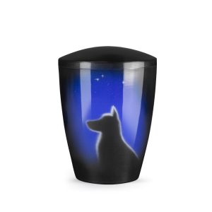 Tierurnennaturstoffurne-edition-airbrush--Hund Sternenhimmel-2