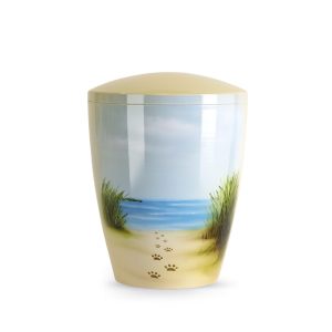 Tierurnennaturstoffurne-edition-airbrush--Spuren im Sand-2