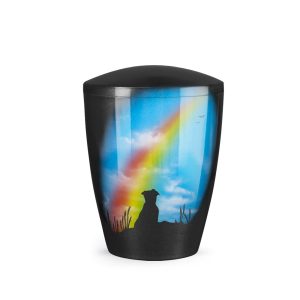 Tierurnennaturstoffurne-edition-airbrush--Hund Regenbogen-2