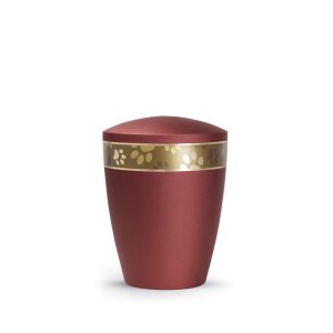 Tierurnennaturstoffurne-edition-patas-de-oro-rubin-goldendes Pfotenband 2-0