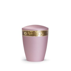 Tierurnennaturstoffurne-edition-patas-de-oro-rosé-goldendes Pfotenband 2-0