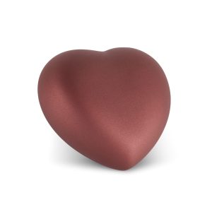 Tierurnenkeramikurne-edition-herz-kristall-rubin-einfarbig ohne Motiv-1