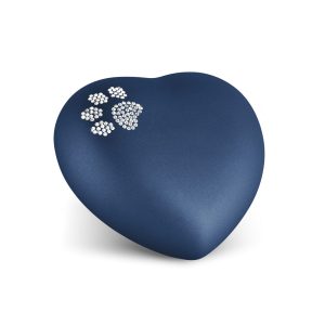 Tierurnenkeramikurne-edition-herz-kristall-navy-Kristall-Pfote-1