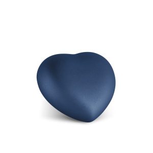 Tierurnenkeramikurne-edition-herz-kristall-navy-einfarbig ohne Motiv-0