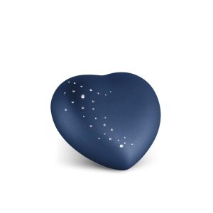 Tierurnenkeramikurne-edition-herz-kristall-navy-Kristall-Schweif-0