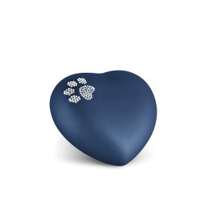 Tierurnenkeramikurne-edition-herz-kristall-navy-Kristall-Pfote-0