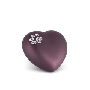 Tierurnenkeramikurne-edition-herz-kristall-berry-Kristall-Pfote-0