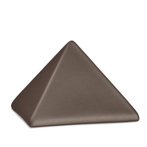 Tierurnenkeramikurne-edition-pyramide-siena-einfarbig ohne Motiv-1