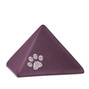 Tierurnenkeramikurne-edition-pyramide-berry-Kristall-Pfote-1