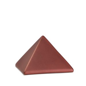 Tierurnenkeramikurne-edition-pyramide-rubin-einfarbig ohne Motiv-0