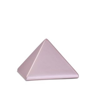 Tierurnenkeramikurne-edition-pyramide-rosé-einfarbig ohne Motiv-0