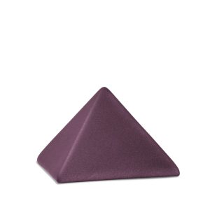 Tierurnenkeramikurne-edition-pyramide-berry-einfarbig ohne Motiv-0