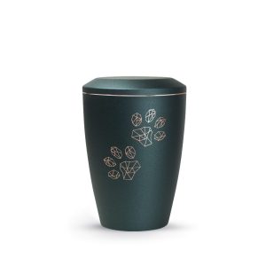 Tierurnenmetallurne-edition-karat-petrol-geometrische Pfoten-1