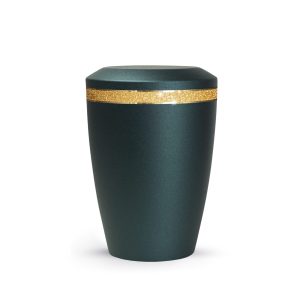 Tierurnenmetallurne-edition-glamour-petrol-flacher Deckel
