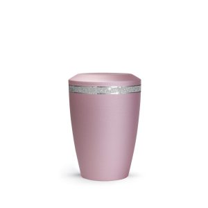 Tierurnenmetallurne-edition-glamour-rosé-flacher Deckel