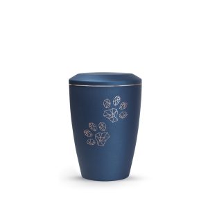 Tierurnenmetallurne-edition-karat-navy-geometrische Pfoten-0