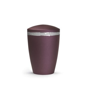 Tierurnenmetallurne-edition-glamour-berry-runder Deckel