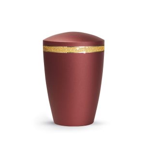 Tierurnenmetallurne-edition-glamour-rubin-runder Deckel