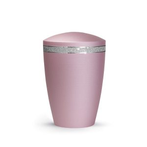 Tierurnenmetallurne-edition-glamour-rosé-runder Deckel