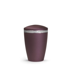 Tierurnenmetallurne-edition-glamour-berry-runder Deckel