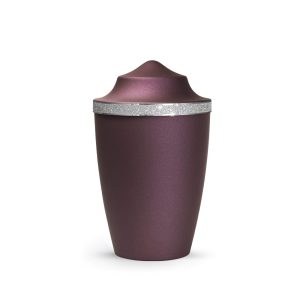 Tierurnenmetallurne-edition-glamour-berry-hoher Deckel