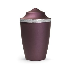 Tierurnenmetallurne-edition-glamour-berry-hoher Deckel