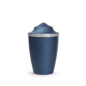 Tierurnenmetallurne-edition-glamour-navy-hoher Deckel