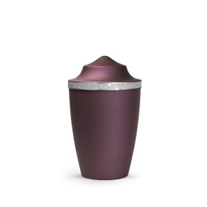 Tierurnenmetallurne-edition-glamour-berry-hoher Deckel