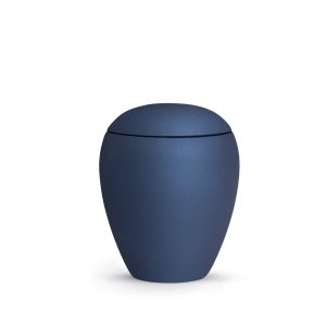 Tierurnenkeramikurne-edition-verona-navy-einfarbig ohne Motiv-1