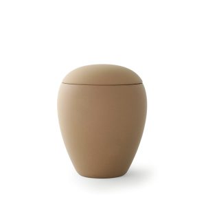 Tierurnenkeramikurne-edition-siena-sand-einfarbig ohne Motiv-1