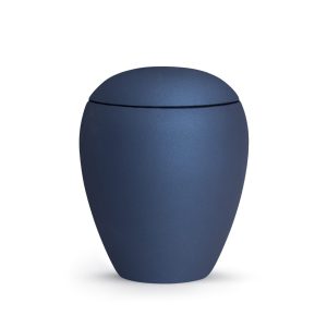 Tierurnenkeramikurne-edition-verona-navy-einfarbig ohne Motiv-2