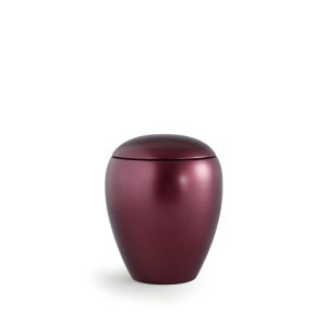 Tierurnenkeramikurne-edition-crystal-weinrot-einfarbig ohne Motiv-0